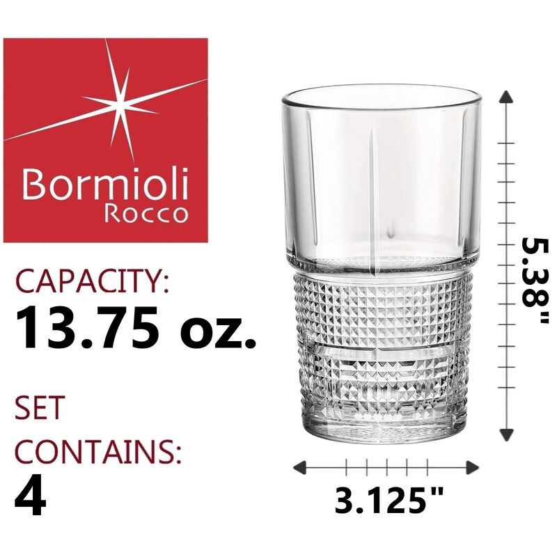 Vaso Highball Bormioli Rocco 400 ml - Pack de 4 image number null