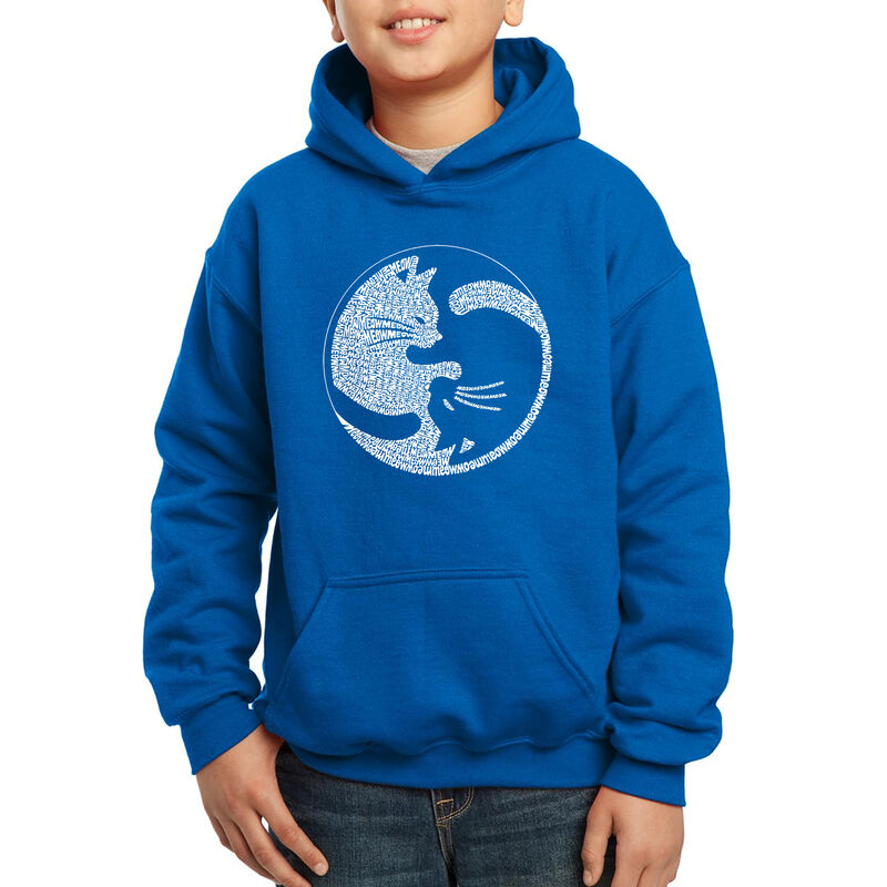Sudadera Con Capucha Word Art Para Ni&ntilde;o - Gato ... image number null