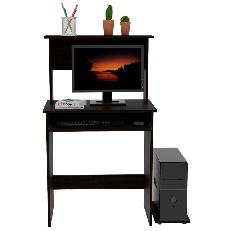 Escritorio Melvac, Wengue, Con Porta Teclado Vi... image number null