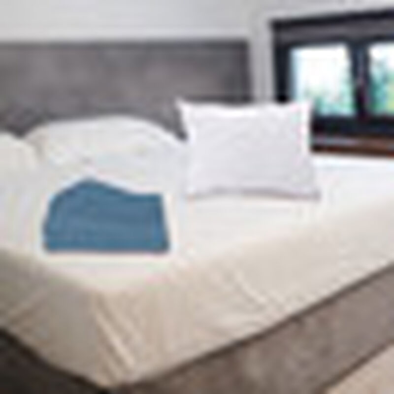 S&aacute;banas Individual Spring Air Azul + Almohada D... image number null