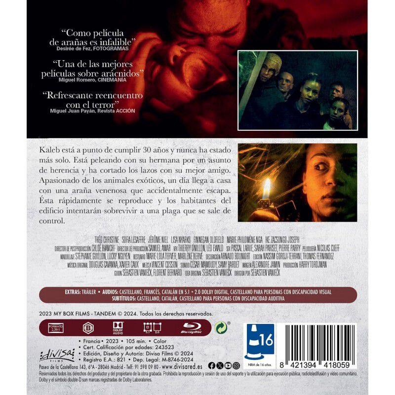 Vermin: La Plaga [Blu-ray] (2023) Vermines image number null