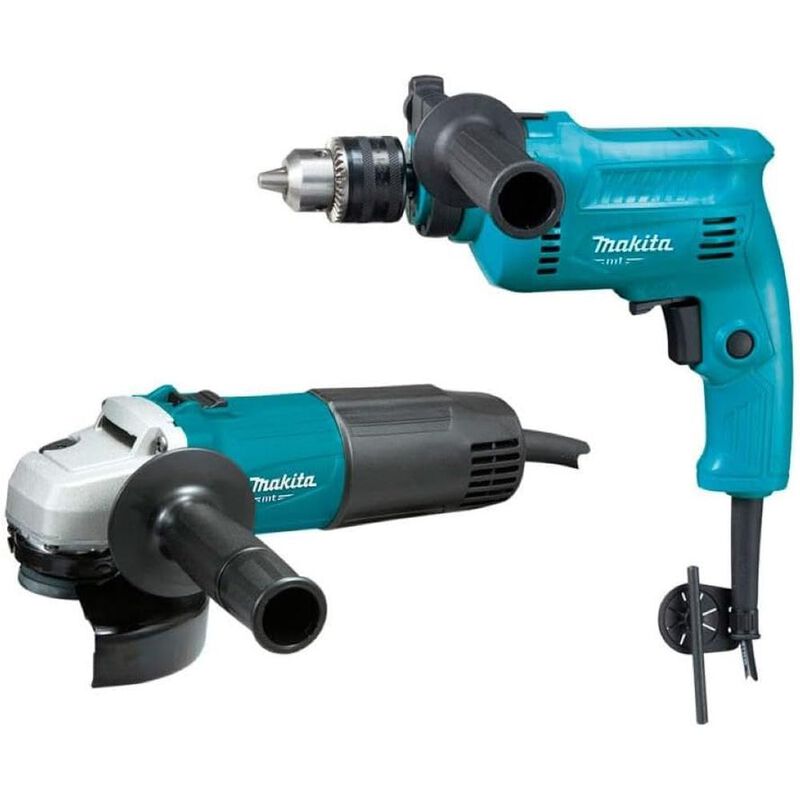 Combo Makita MTK0003 Taladro Percutor + Esmeril... image number null