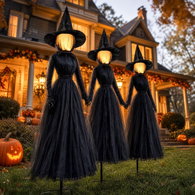 Decoraciones De Brujas Tw Shine 183 cm, Paquete... image number null