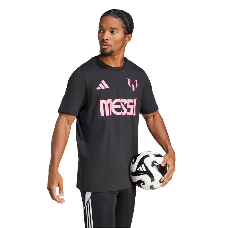 Playera Adidas Hombre Messi N&N G T JM3551 Negr... image number null