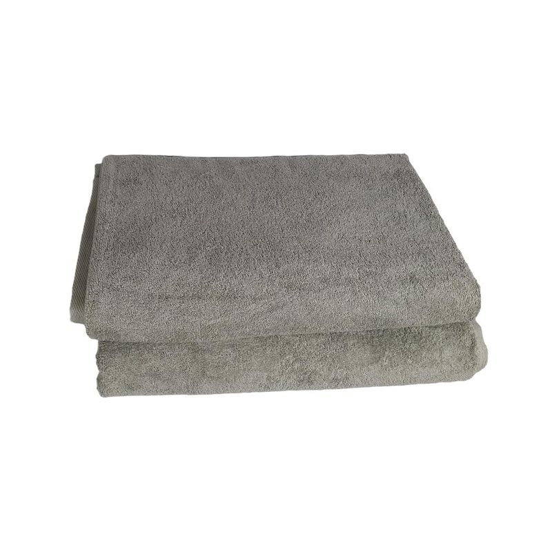 Set 2 Toallas Alberca Hotelera GRIS 200x90cm 98... image number null