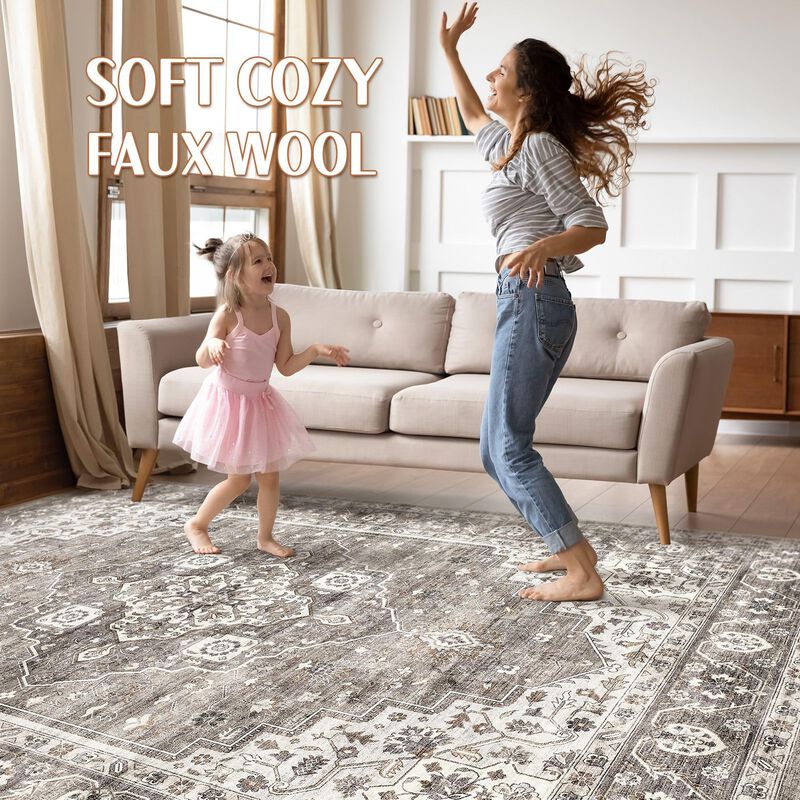 Alfombra Loongrug 152 cm &times; 122 cm Vintage Boho ... image number null