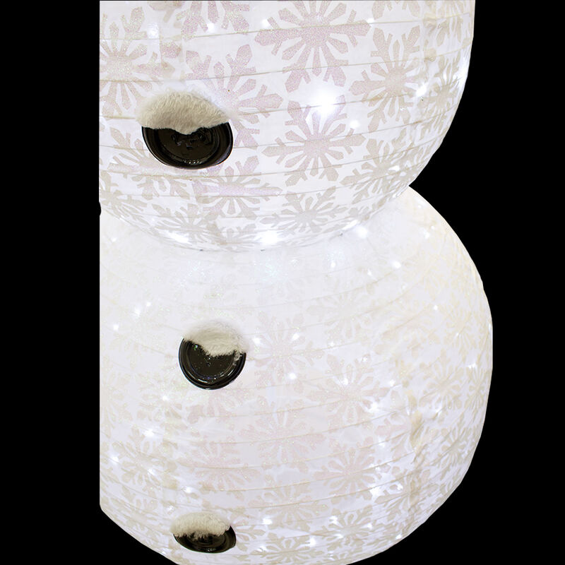 Mu&ntilde;eco de Nieve de Tela con Luces LED L582494 N... image number null