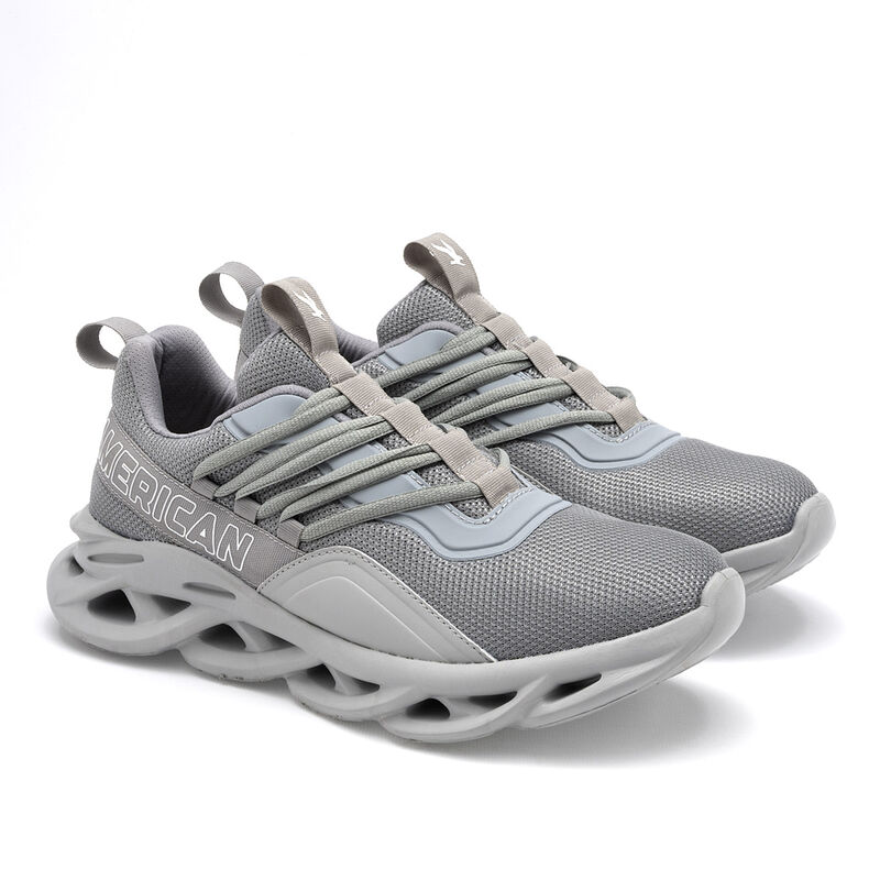 American Fire Tenis urbano para hombre. Gris image number null