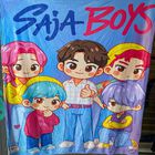 Exclusiva! Cobija Frazada Ultra Suave Saja Boys K-Pop Demon Hunters Blue