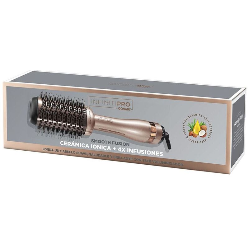 Cepillo Conair 2 En 1 Smooth Fusi&oacute;n Bc908es 100... image number null