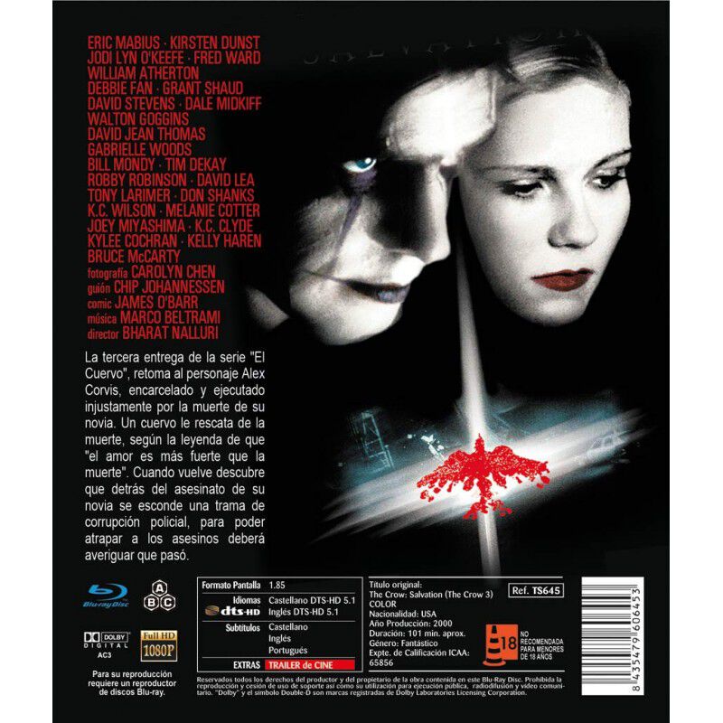 El Cuervo Salvaci&oacute;n Bd 2000 The Crow: Salvation... image number null