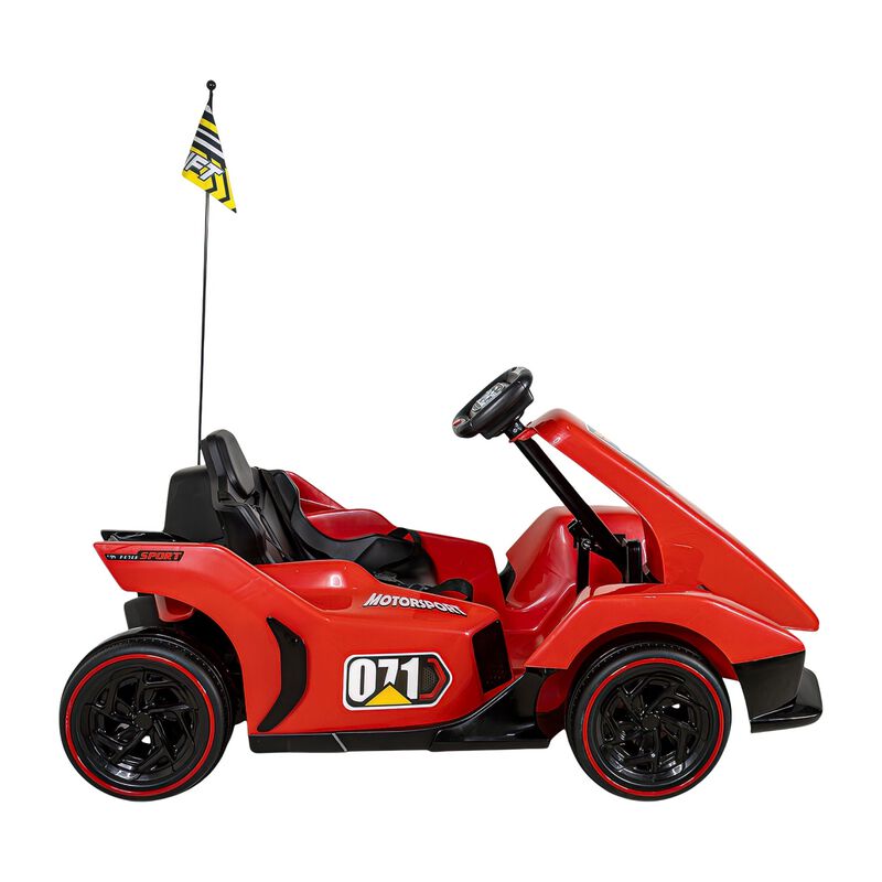 Montable Eléctrico Go Kart F1 12v Niños Luz Led... image number null