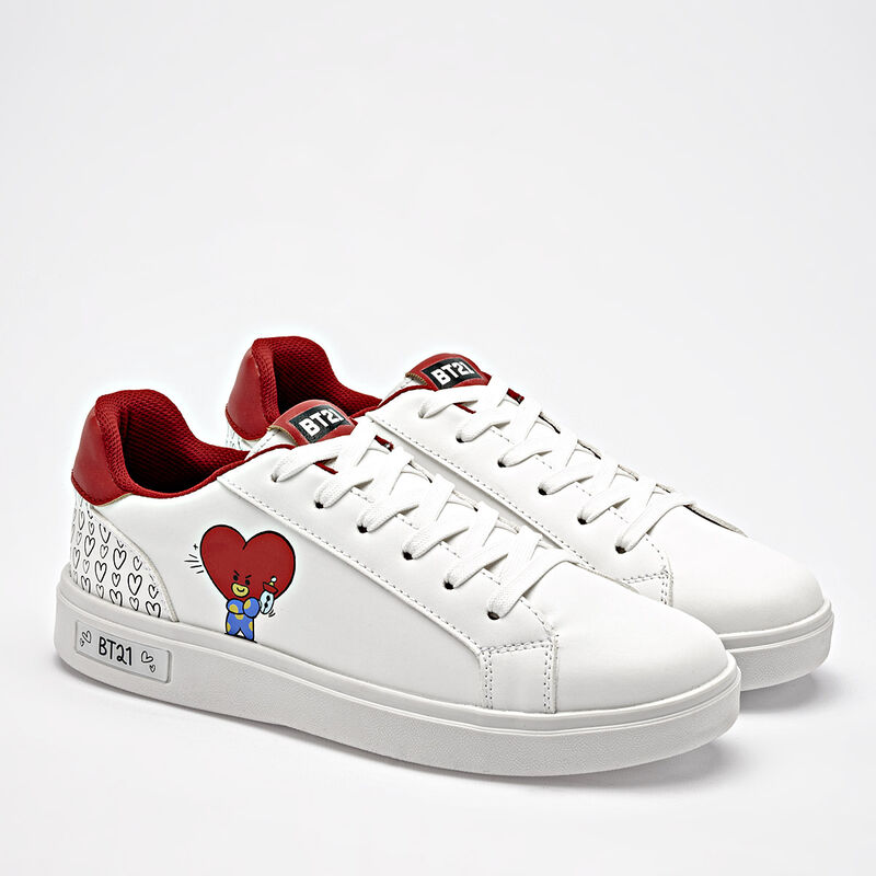 Yuyin tenis para mujer blanco rojo cod 140569-E image number null