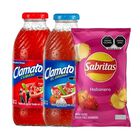 Clamato Cubano 473 Ml + Clamato 473 Ml + Sabritas