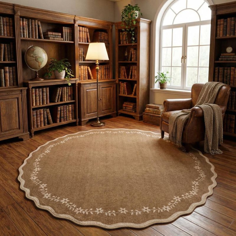 Alfombra Redonda Lavable Garveehome 244 cm image number null