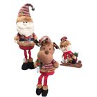 Kit Adornos Navideños Muñeco De Nieve, Santa Y Reno