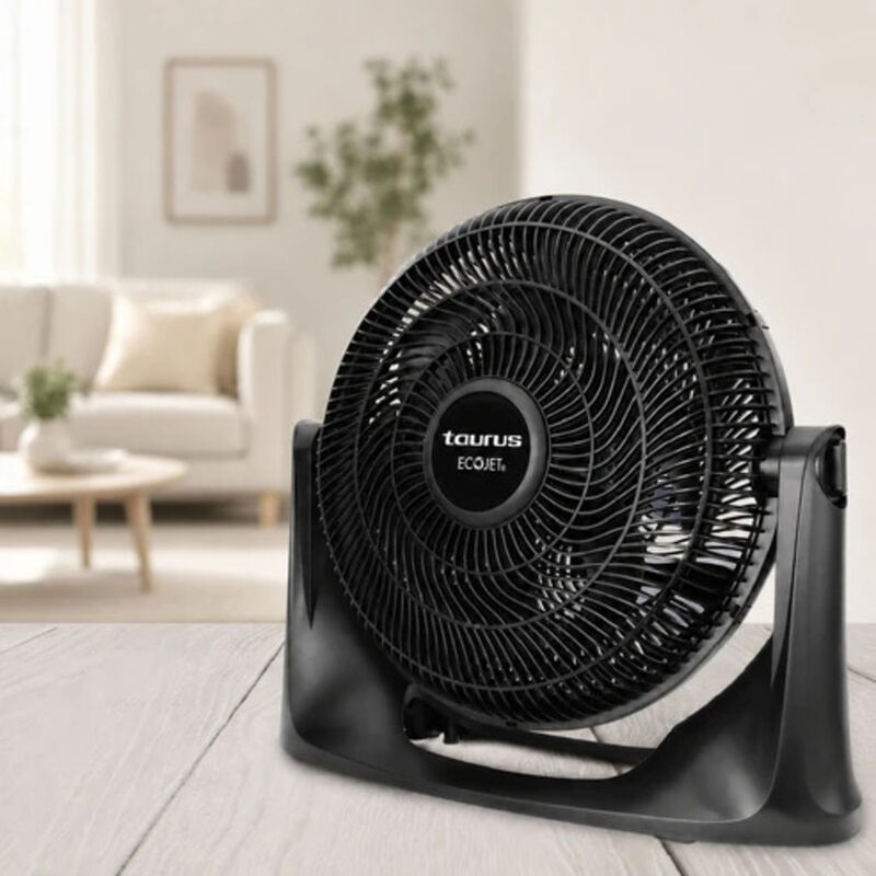 Ventilador Piso Negro Inclinaci&oacute;n Ajustable 2 E... image number null