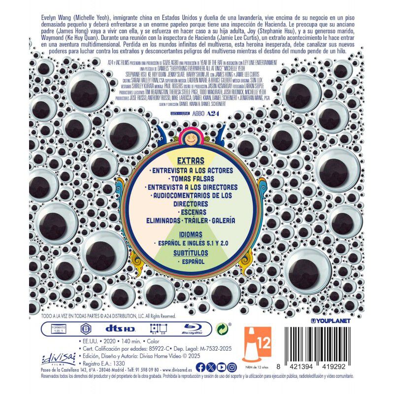 Todo en todas partes al mismo tiempo [Blu-ray] ... image number null
