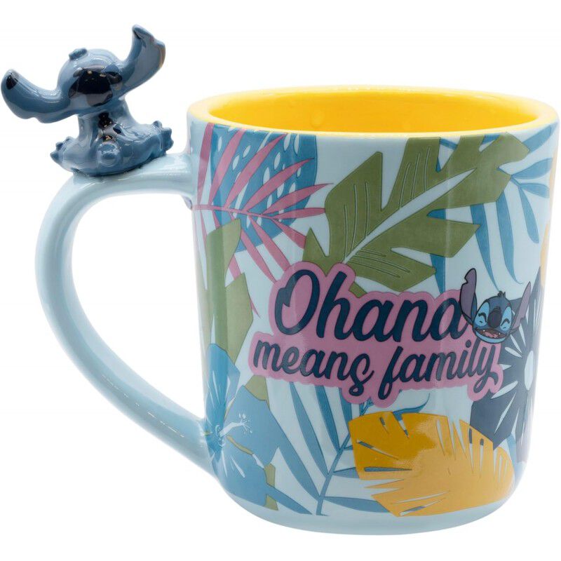 Taza 3D Stitch Hawaiano Lilo & Stitch Disney Ce... image number null