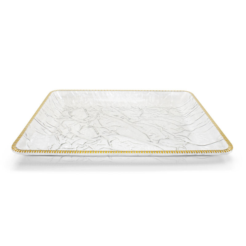 Charola Rectangular Decorativa Transparente Con... image number null