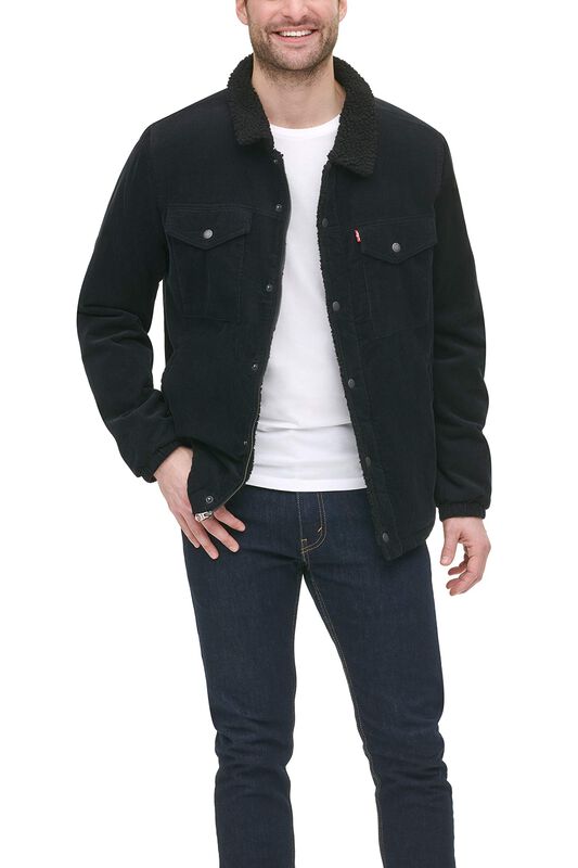 Chaqueta Levi's Corduroy Sherpa Trucker Para Ho... image number null