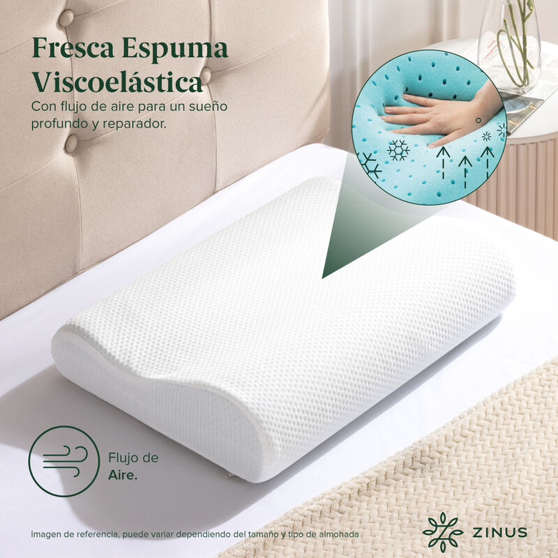 Zinus |  Almohada Memory Foam En Caja Con Conto... image number null