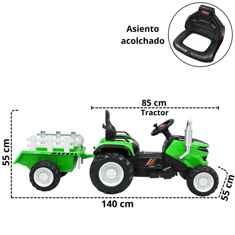 Montable Electrico para Ni&ntilde;os Tractor de Granja... image number null