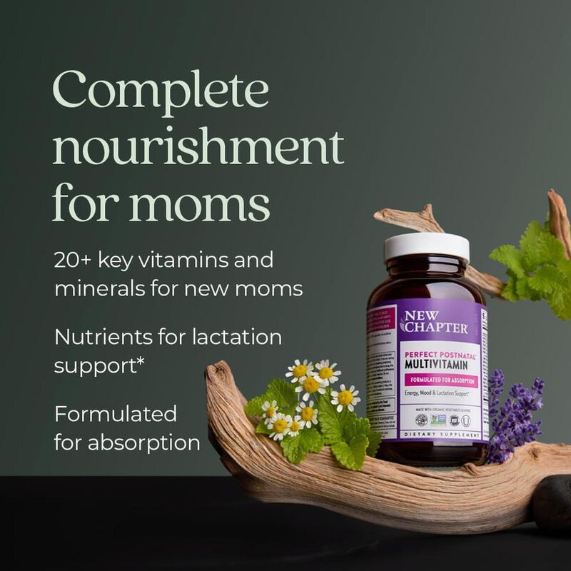 New Chapter, Perfect Postnatal Multivitam&iacute;nico ... image number null