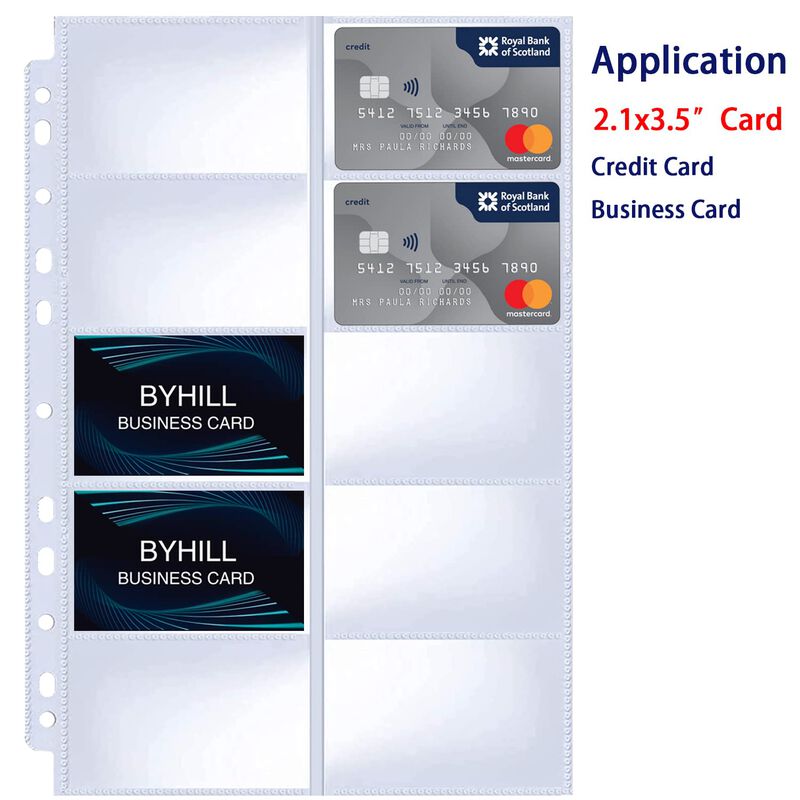 Fundas Para Tarjetas Byster Pack De 30 Hojas Co... image number null