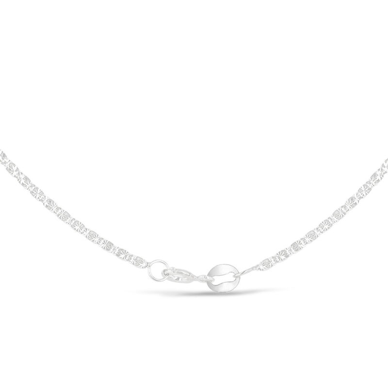 Cadena Snail Oro Blanco 14k 55cm 1.48mm Larga image number null