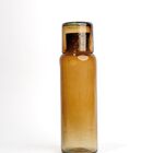 Jarra de Buró de Vidrio Soplado Chocolate Marea Baja