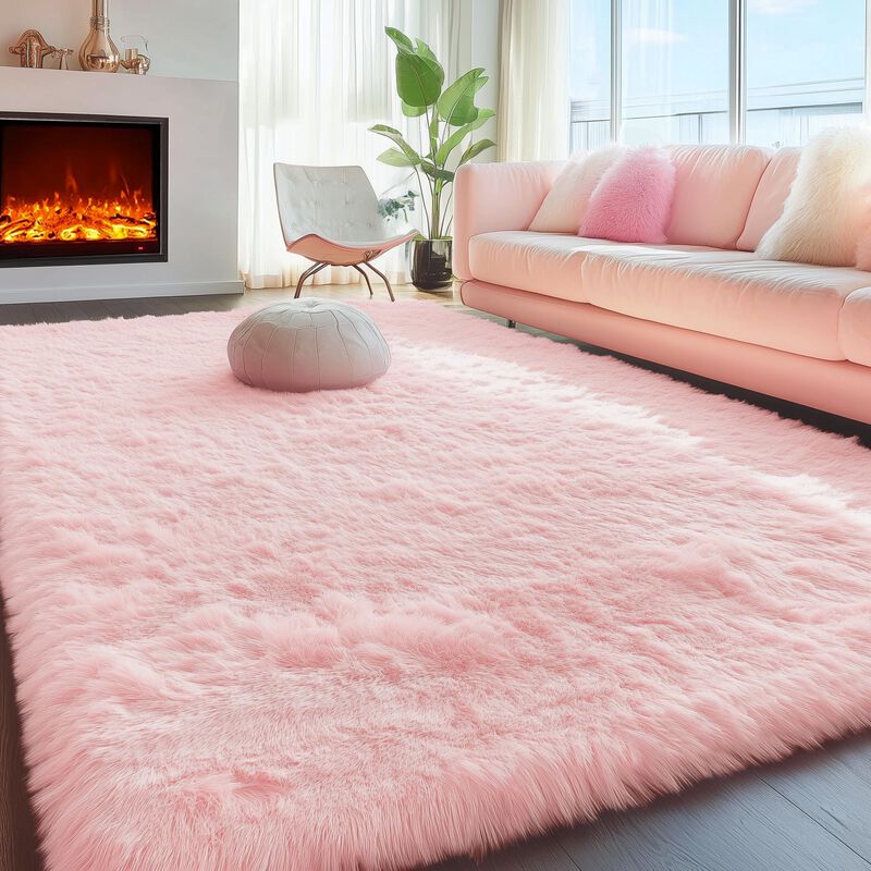 Alfombra Pagisofe Rosa Para Dormitorio De Ni&ntilde;as... image number null