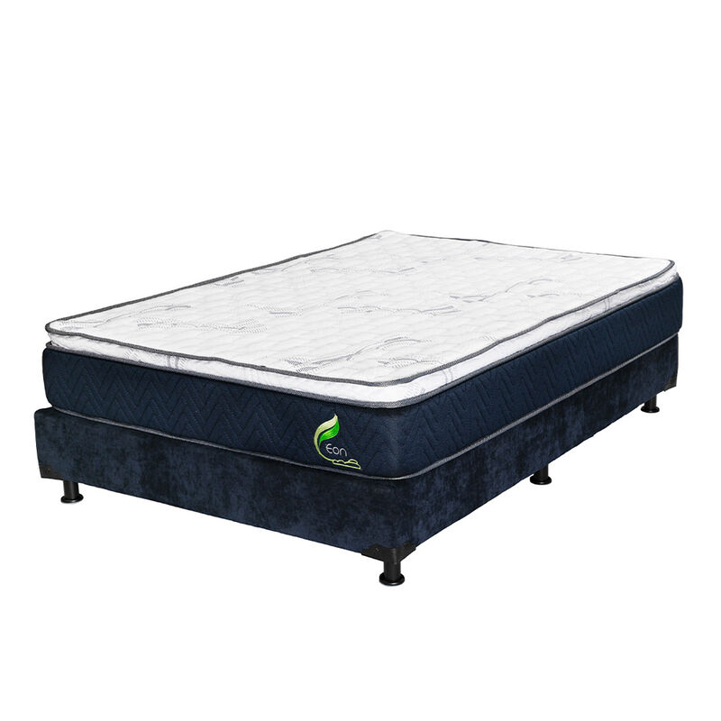 Colch&oacute;n Queen Size Aries Eon + Box + 2 Almohada... image number null