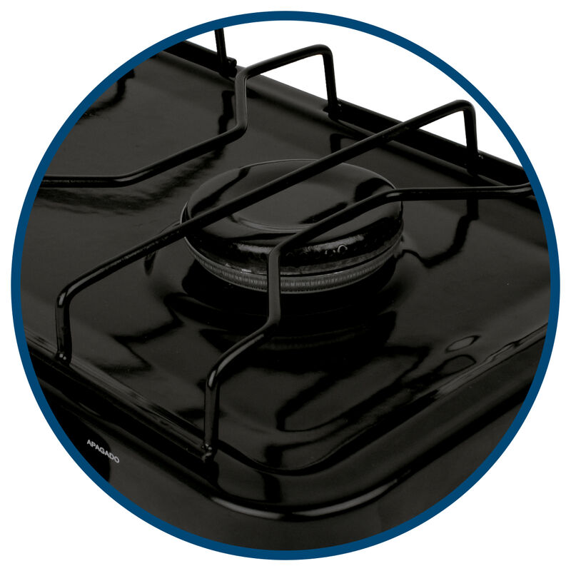 Parrilla Estufa De Mesa Aksi 2 Quemadores Negro image number null