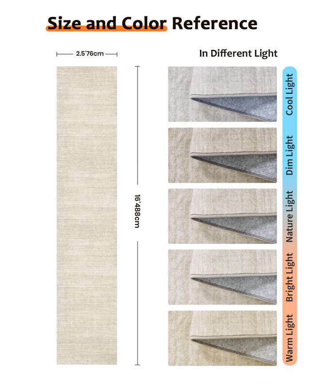 Alfombra Corredor Art&tuft 76 cm x 41 cm Lavabl... image number null