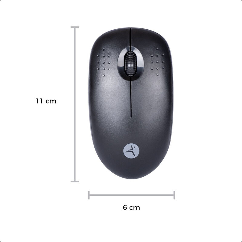 TechZone Pop Kit Black Teclado y Mouse Inalámbr... image number null