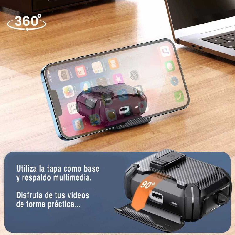 Funda Mybat Para Airpods Pro 3 Magnetica Negra image number null