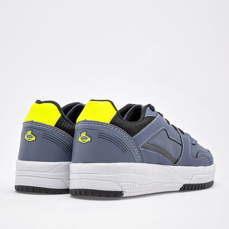 Lux-10 Tenis urbano para ni&ntilde;o. Azul negro amari... image number null