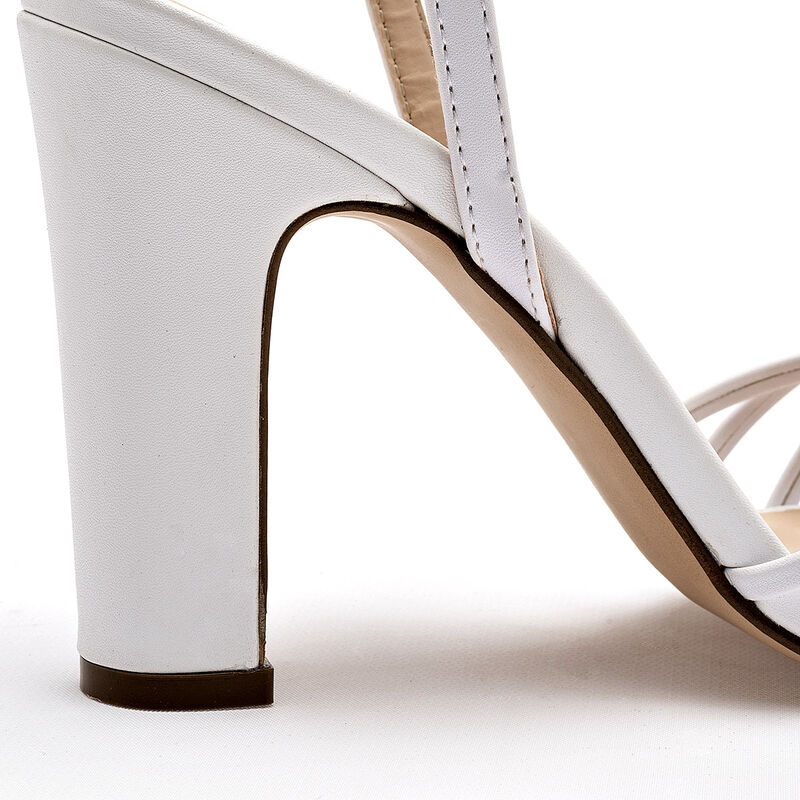 Moramora zapatilla abierta para mujer blanco co... image number null