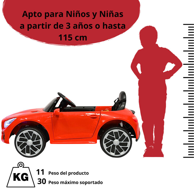 Montable Electrico para Ni&ntilde;os Mini Coche Blueto... image number null