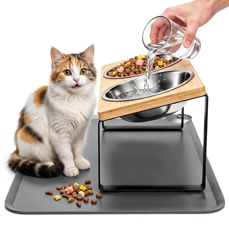 Cuenco Para Gato Onebug De Acero Inoxidable, In... image number null