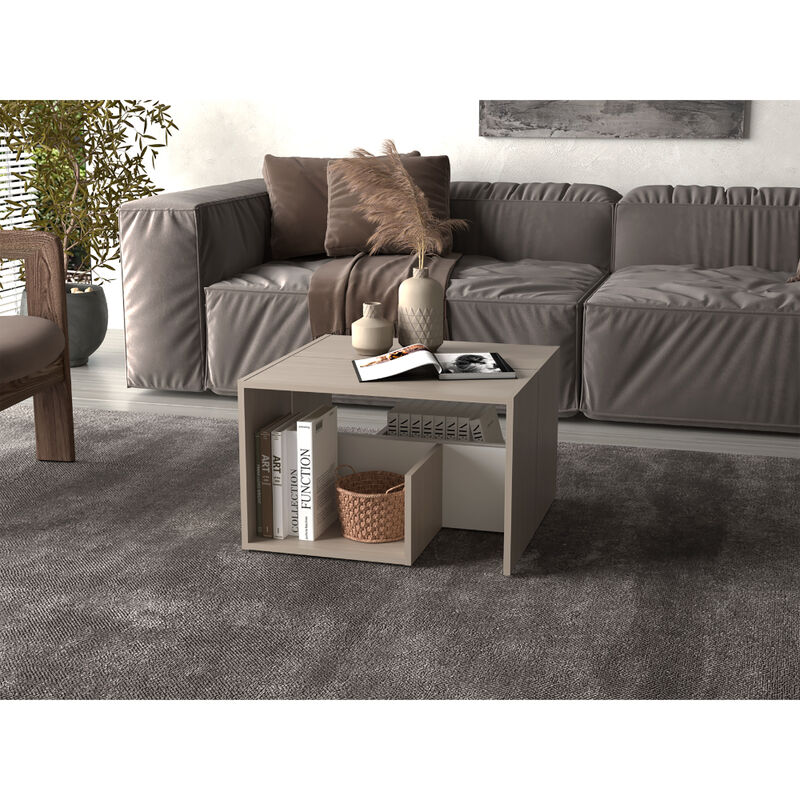Mesa Evert Nacar y Blanco Virtual Muebles image number null