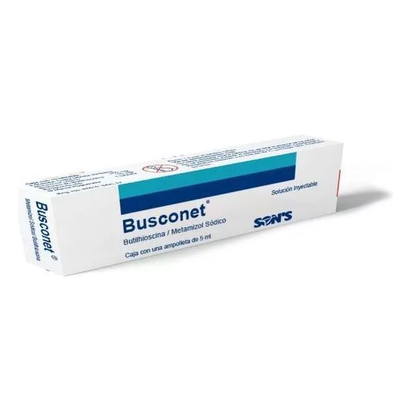 Busconet 20 Mg /2.5 G Con 1 Ampolleta Soluci&oacute;n ... image number null