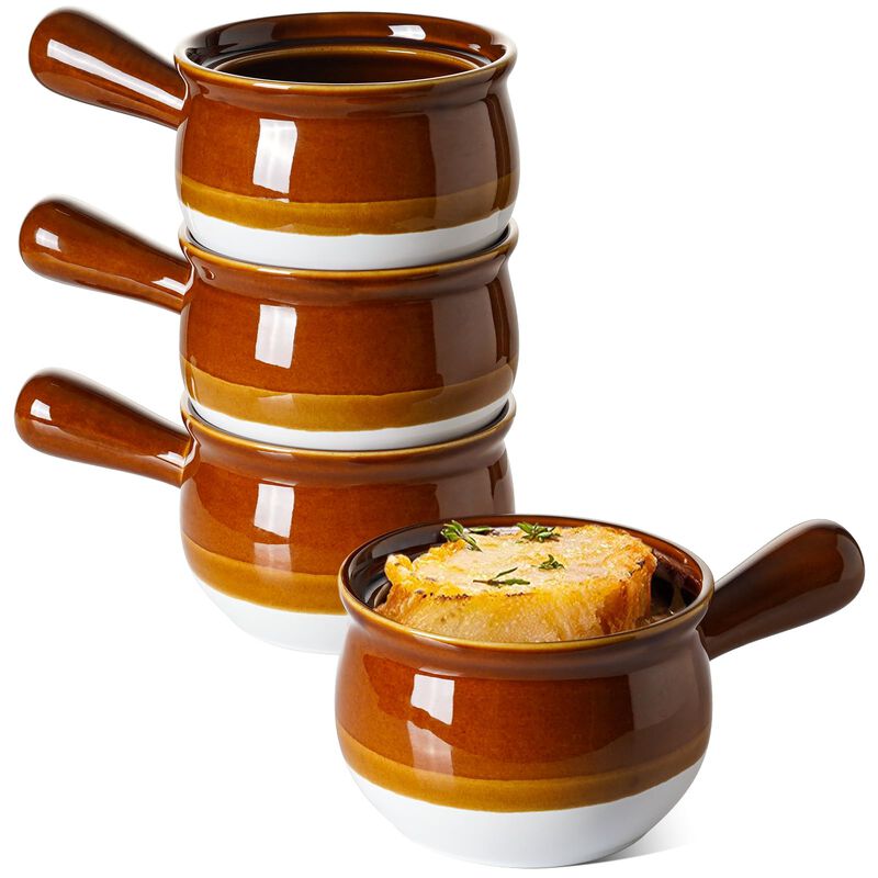 Tazones de Sopa Le Tauci 620 ml Juego de 4 con ... image number null