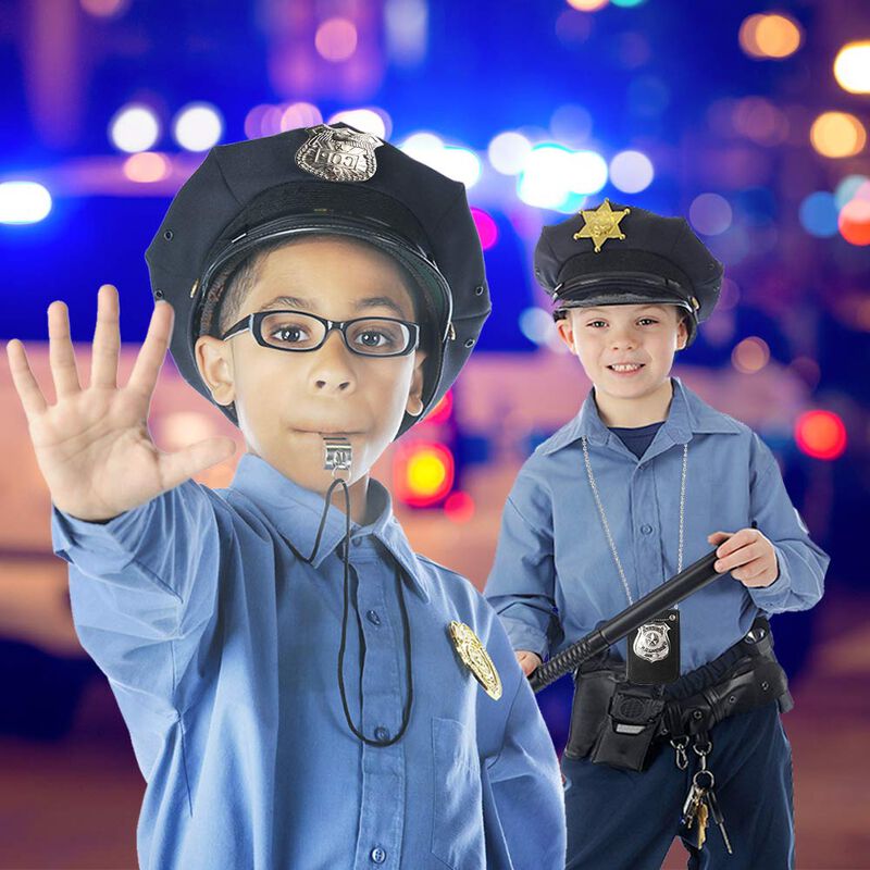 Juego De Juguetes Police Pretend Play Con 3 Nut... image number null