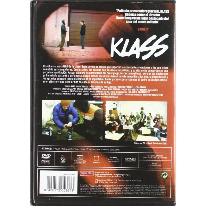 Klass (la Clase) [dvd] (2007) image number null