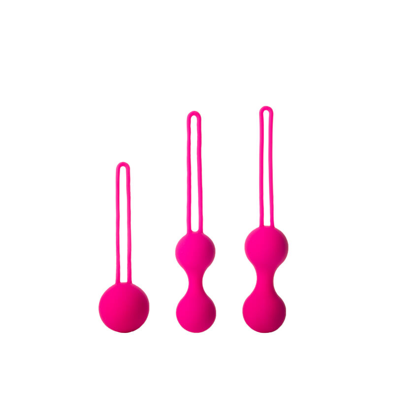 SET DE BOLAS DE KEGEL ROSA CEREZAS TUTI image number null