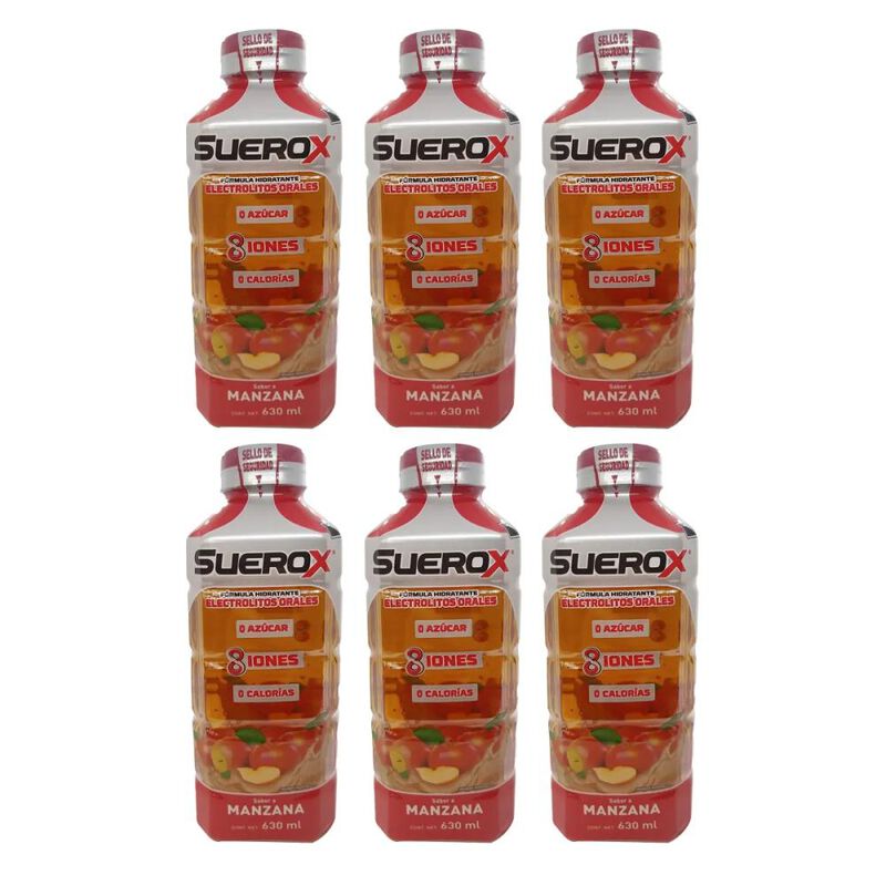 Suerox Manzana Seis Pzs Con 630 Ml C/u - 6 Piez... image number null
