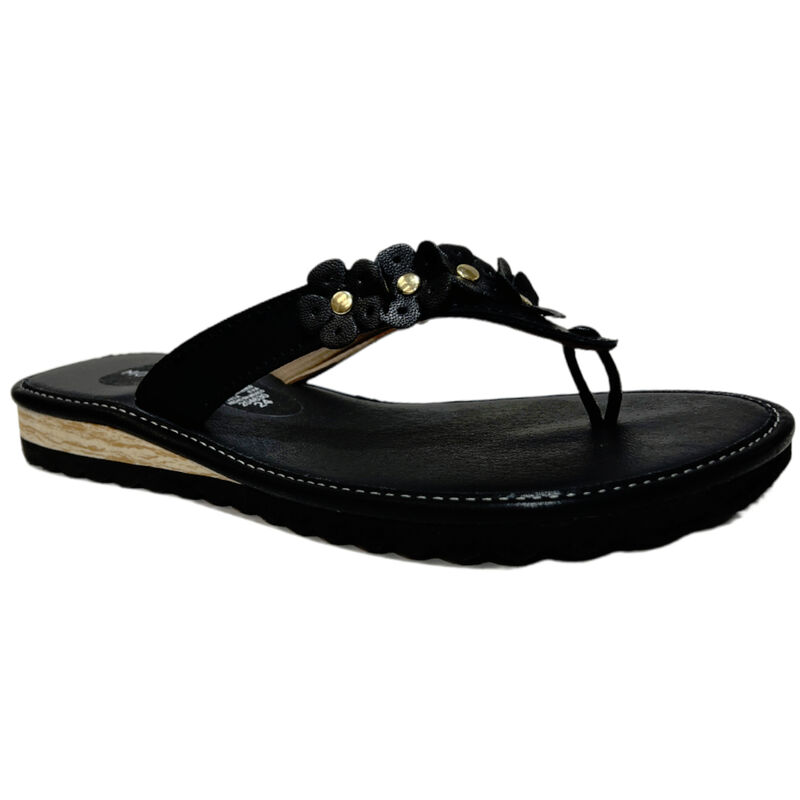 Mora Tierra Sandalia Piso Para Mujer  Negro Cod... image number null