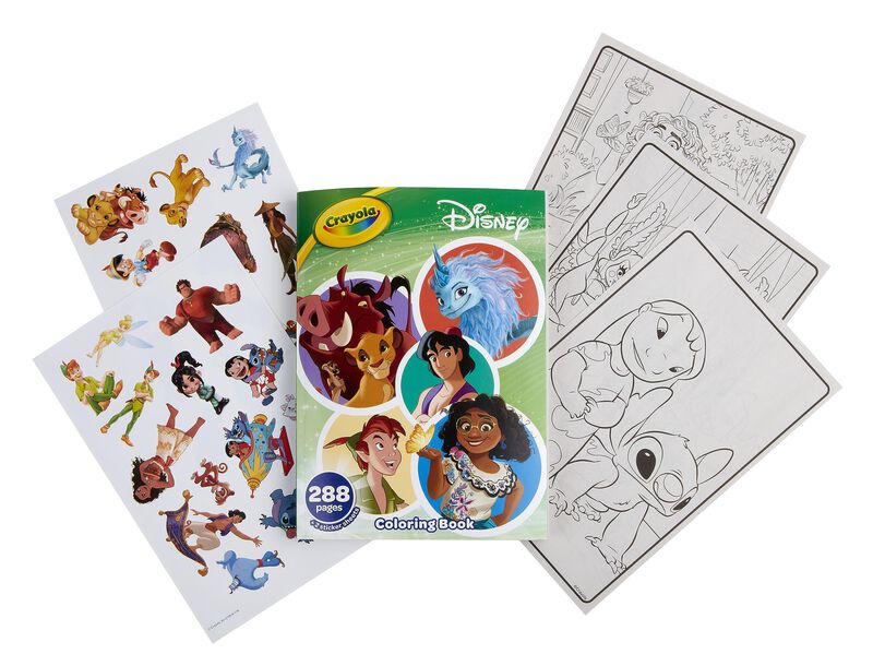 Libro Para Colorear Crayola Disney Animation Co... image number null